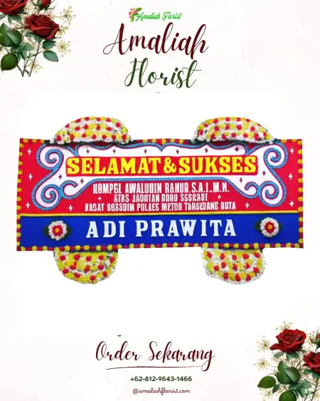 Papan Bunga Ucapan Selamat Cirarab